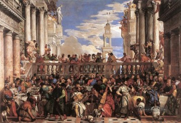 Die Hochzeit zu Kana Renaissance Paolo Veronese Ölgemälde
